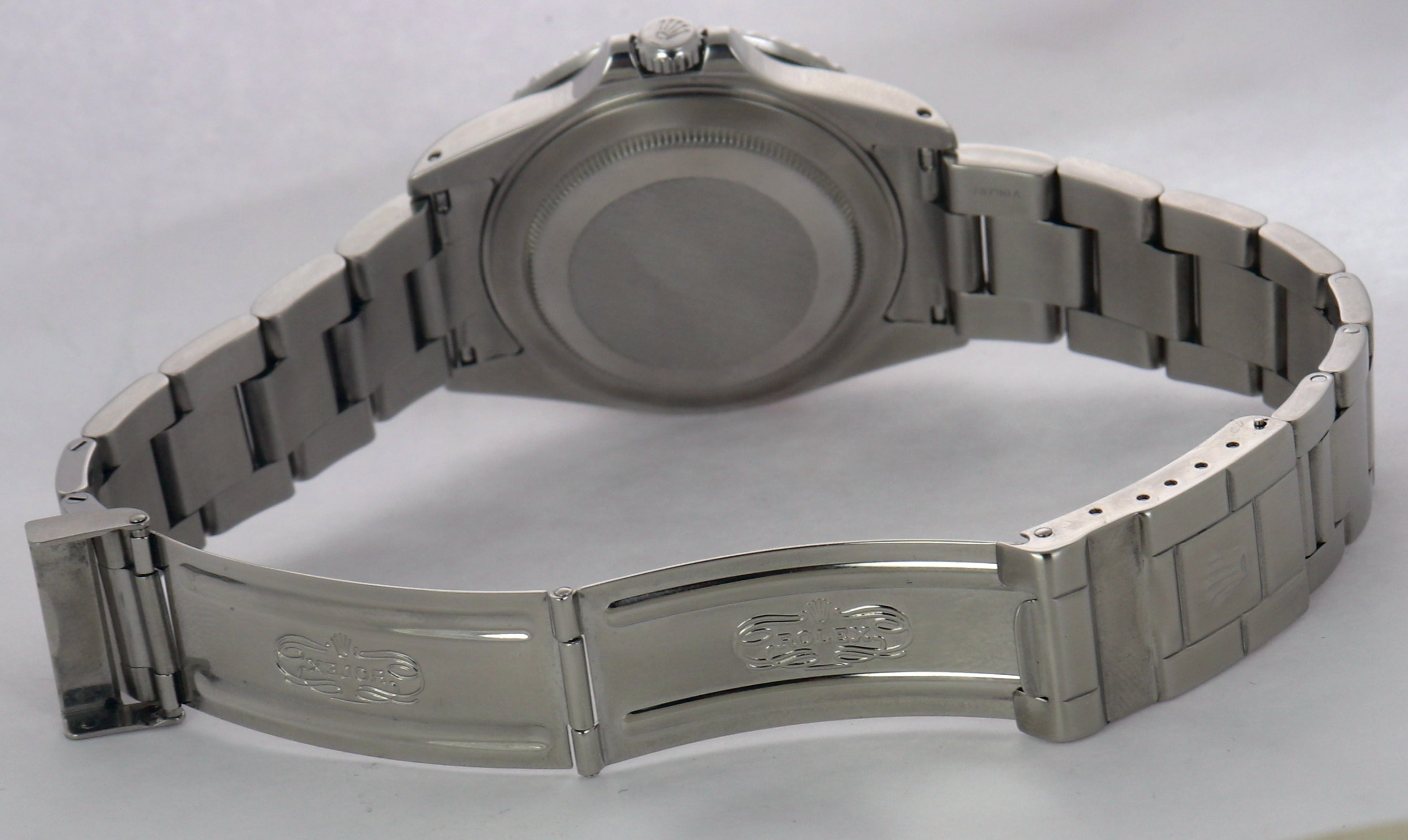 MINT 2002 Rolex GMT-Master II Black 16710 Y Stainless Steel 40mm SEL Watch PAPER