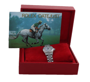 Ladies Rolex DateJust 79174 MOP Diamond Mother of Pearl Jubilee Fluted Watch Box