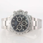 MINT Rolex Daytona 116520 Black Dial Steel Chronograph 40 mm Watch Box