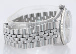Rolex DateJust 1601 Steel Silver Pie Pan Silver Dial Jubilee Watch Box