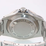 Warranty Rolex Sea-Dweller Stainless Steel 16600 40mm Date Black Dive Watch