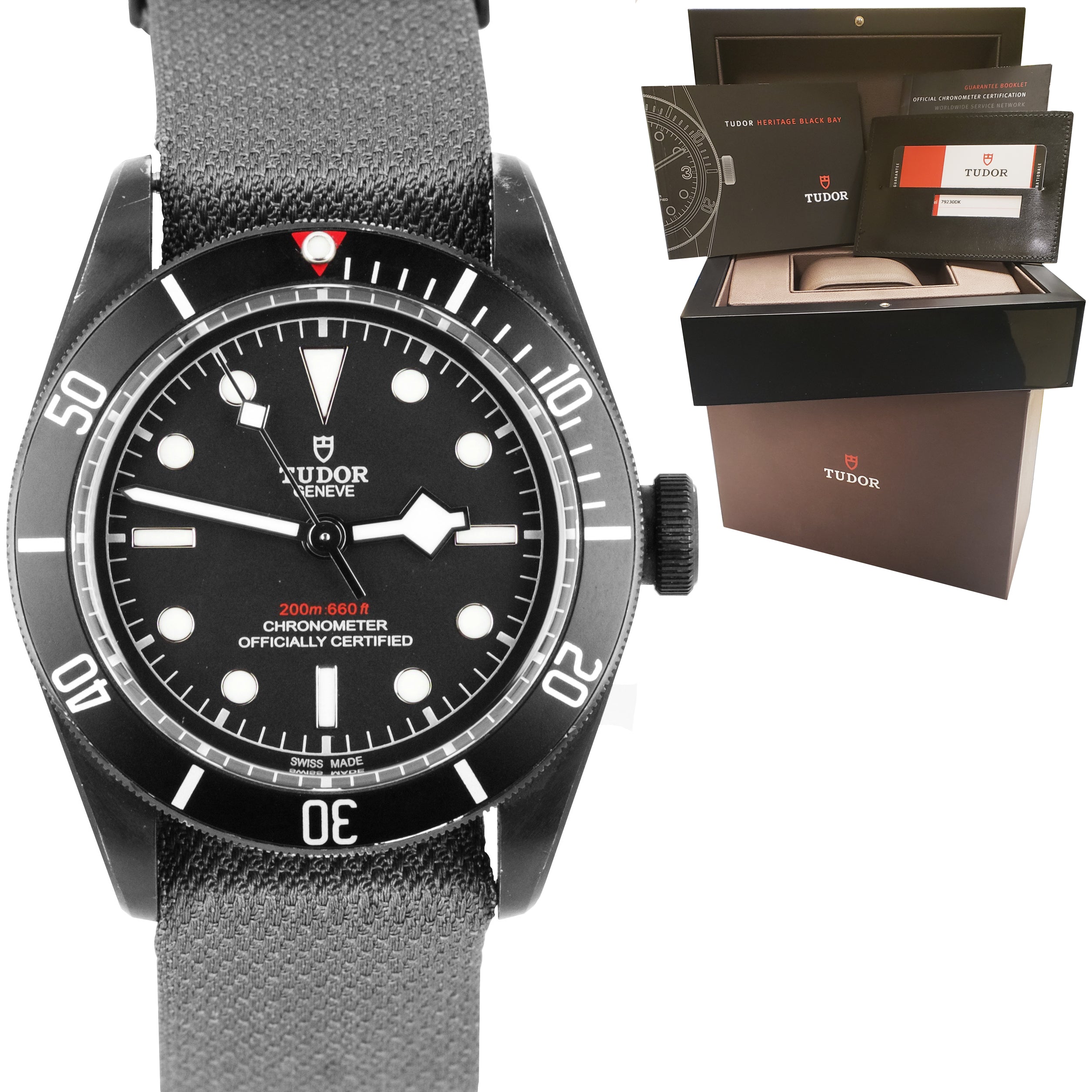 2019 Tudor Heritage Black Bay 79230 DK PVD Dark Stainless Automatic  41mm Watch