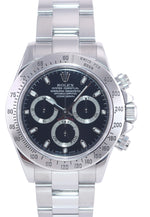 PAPERS Rolex Daytona 116520 Black Chrono 40m Steel Watch Box CASEBACK STICKER