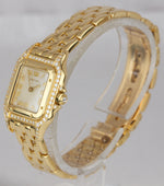 Ladies Cartier Panthère Panther Diamond MOP 18K Yellow Gold 22mm Watch 8057915