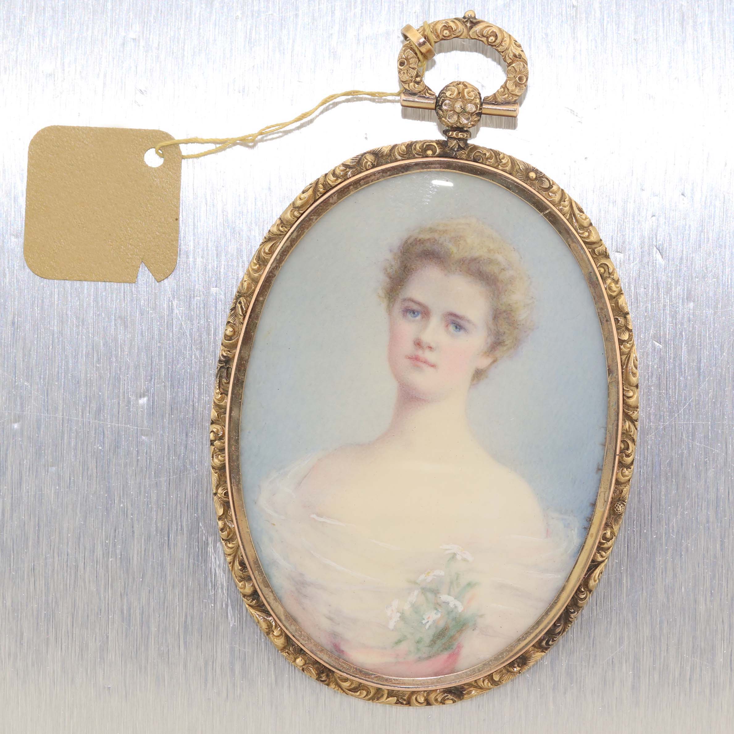 A. Brandt + Son Victorian Padlock Pendant Necklace