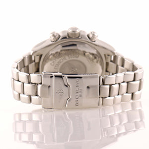Breitling SuperOcean Chronograph A13340 42mm Day Date Steel Diamond Bezel Watch