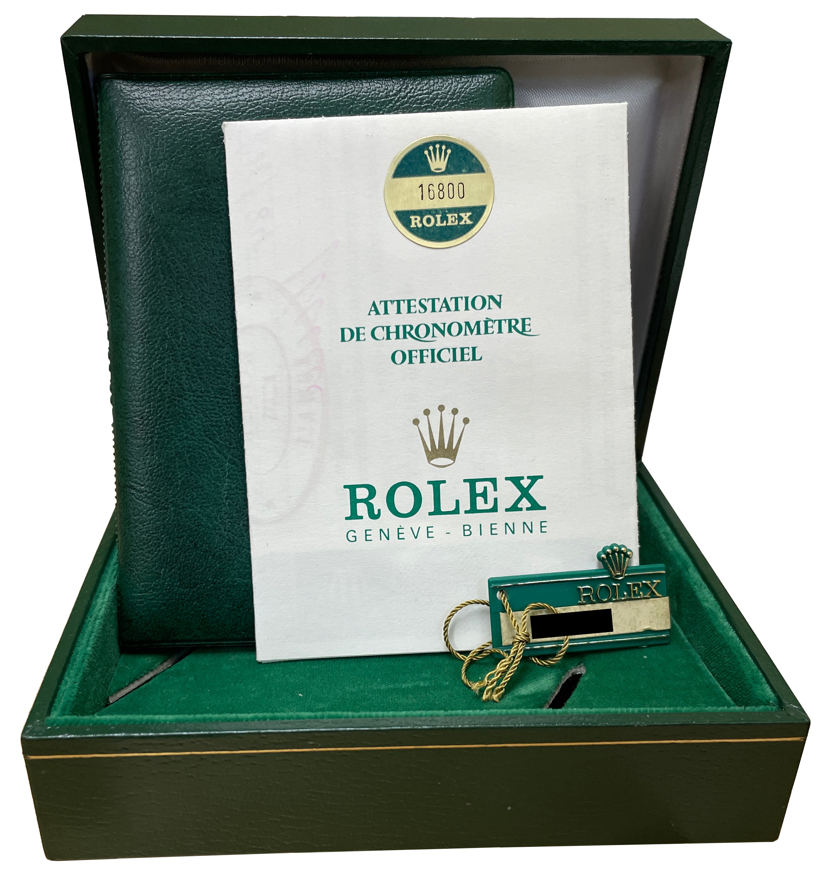 1984 Rolex Submariner Date PATINA Stainless Steel 40mm Automatic Watch 16800 B+P