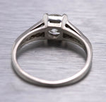 Lovely Ladies Platinum 0.94ct H-I I1 Round Brilliant Diamond Engagement Ring EGL