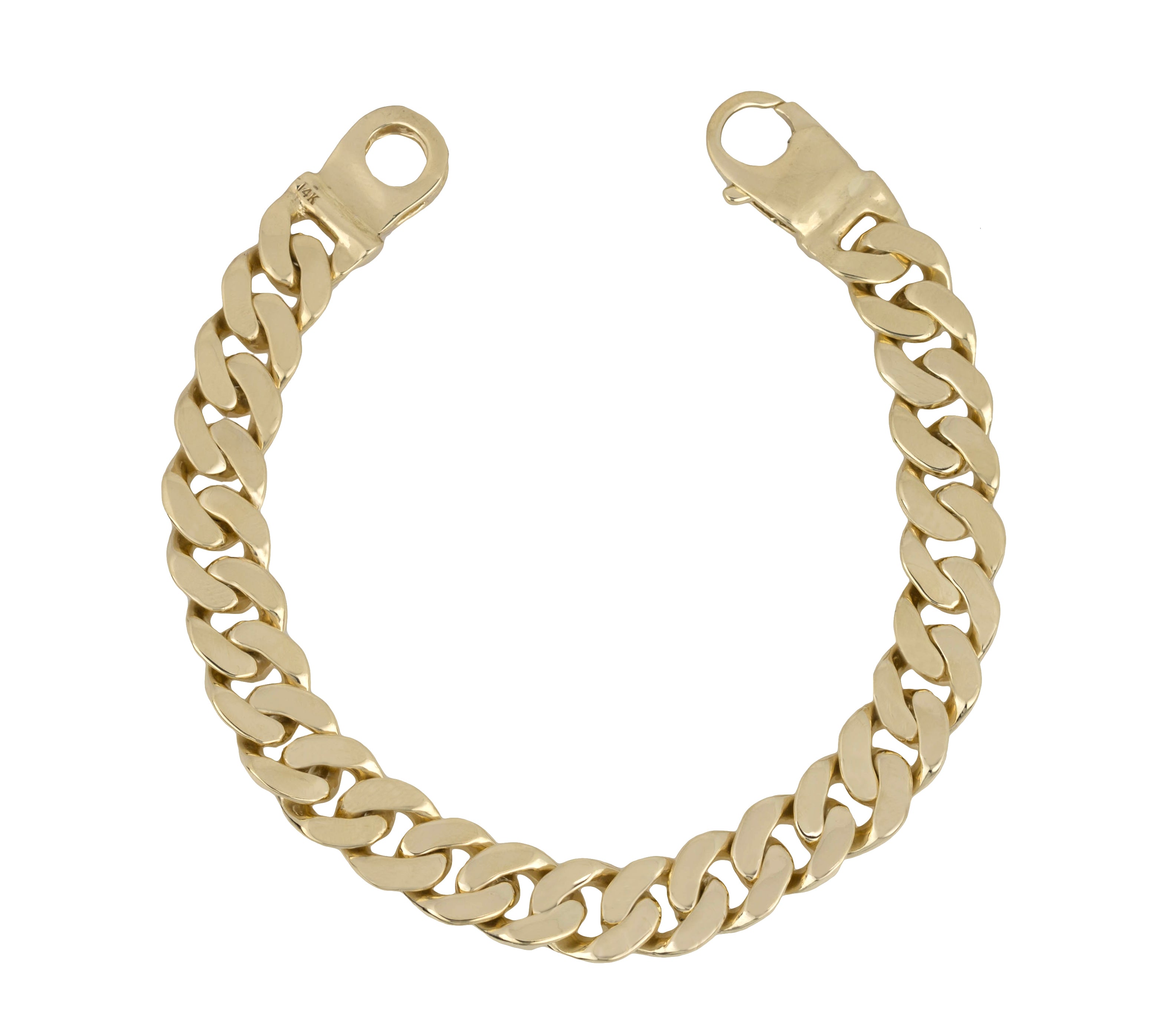 9ct rose gold curb bracelet