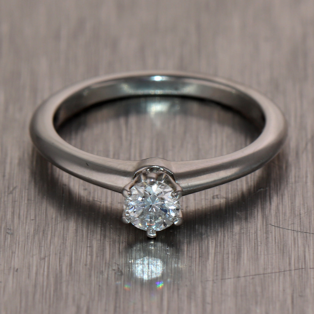 Tiffany & Co. Platinum 0.30ct Diamond Engagement Ring