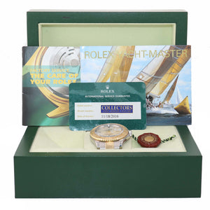 RSC PAPERS FACTORY DIAMOND MOP Rolex Yacht-Master 18k Two Tone 16623 Watch Box
