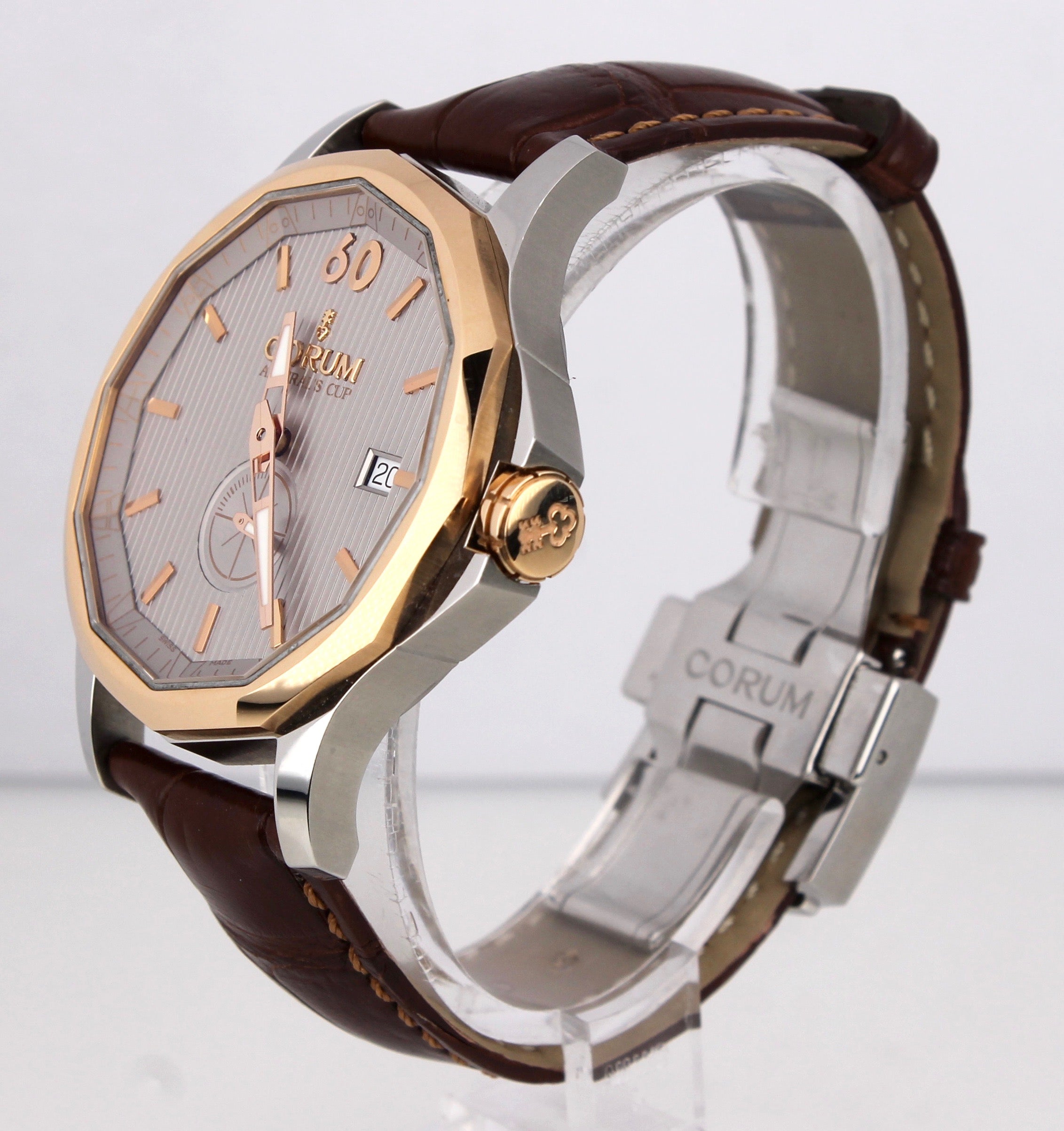 Corum Admiral's Cup Legend 42mm Two-Tone Rose Gold Watch 395.101.24/0F62 FH11