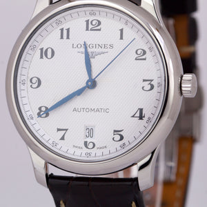 PAPERS Longines Master Collection Silver Barleycorn 38.5mm L2.628.4.78.3 BOX