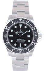 PAPERS Unpolished Rolex Sea-Dweller Black Ceramic 116600 Steel Dive Watch Box