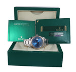 PAPERS Rolex DateJust II 41MM Blue Roman 116334 Steel 18K White Gold Watch Box