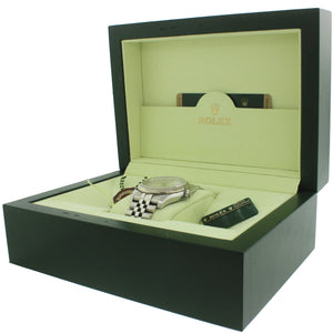 2007 Rolex DateJust 18k Gold Steel Jubilee 36mm 116234 Watch Box Papers