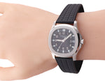 Patek Philippe  Steel 5066a Aquanaut Black Rubber 5066/1 36mm Watch Box