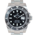 NEW PAPERS 2020 Rolex Submariner 116610 Steel Black Ceramic 40mm Watch Box