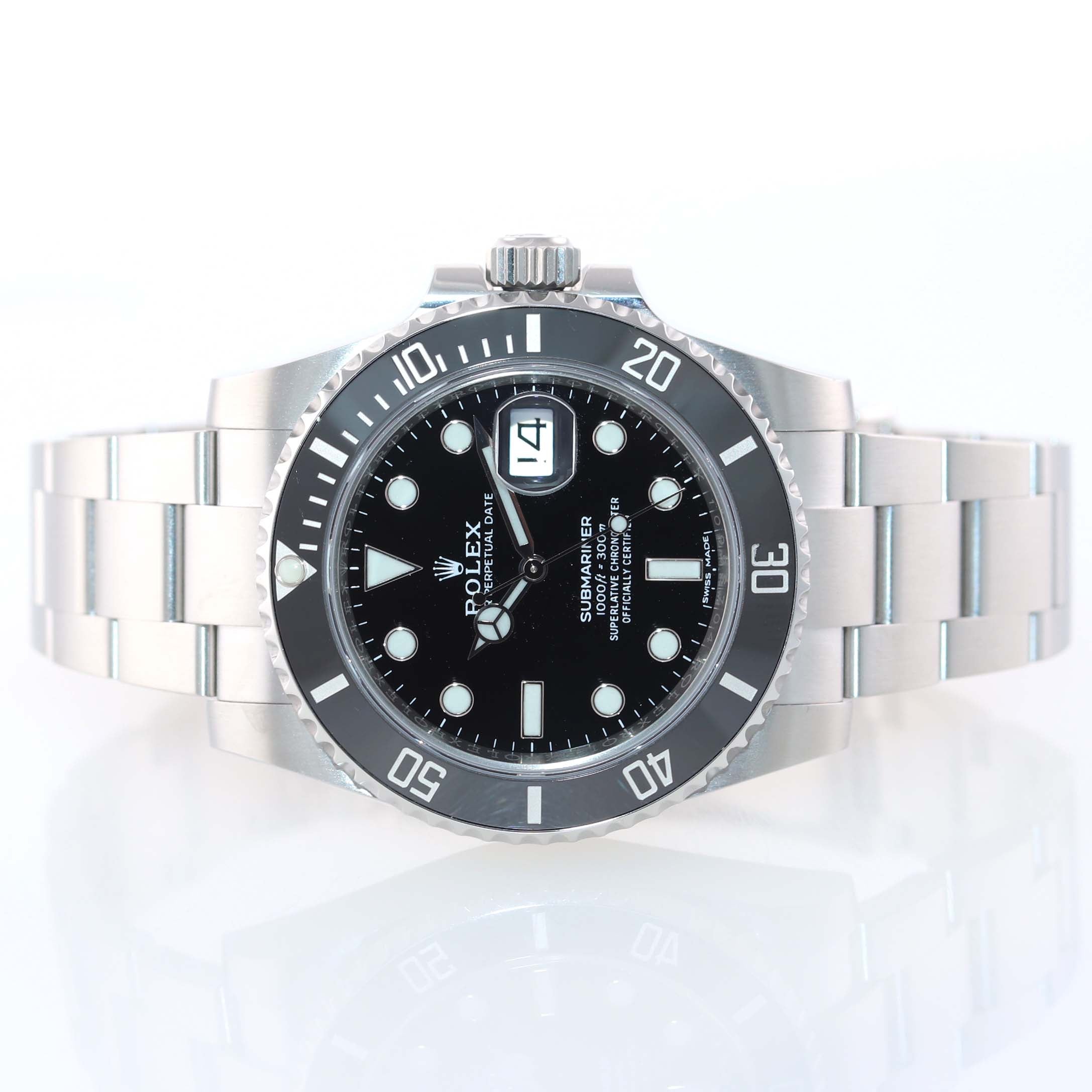BRAND NEW 2019 PAPERS Rolex Submariner Date 116610 Steel Black Ceramic Watch