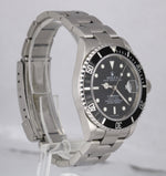 2007 UNPOLISHED Rolex Submariner Date 16610 Z NO HOLES SEL 40mm Black Watch