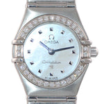 MINT PAPERS Ladies Omega Constellation My Choice Steel 1475.71.00 Diamond Watch