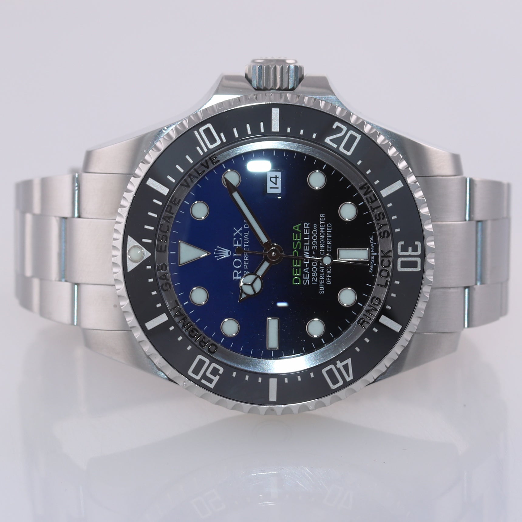 PAPERS 2017 Rolex Deepsea Sea-Dweller D-Blue 116660 Steel James Cameron Watch