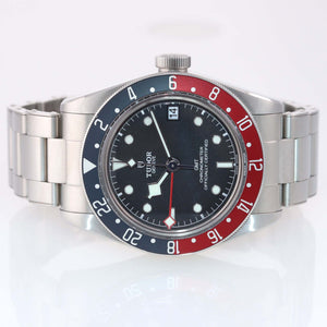 2019 LNIB COMPLETE Tudor Black Bay GMT Pepsi 79830RB 41mm Steel Bracelet Watch