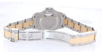 Ladies Rolex Yacht-Master 18k Gold 168623 35mm Mid Size White Two Tone Watch