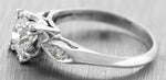 Ladies Vintage Estate Platinum 0.93ctw Diamond Engagement Ring EGL USA