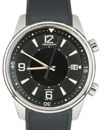 Jaeger LeCoultre Polaris 842.8.37 Black Date Stainless Steel Rubber 42mm Watch