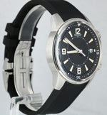 Jaeger LeCoultre Polaris 842.8.37 Black Date Stainless Steel Rubber 42mm Watch
