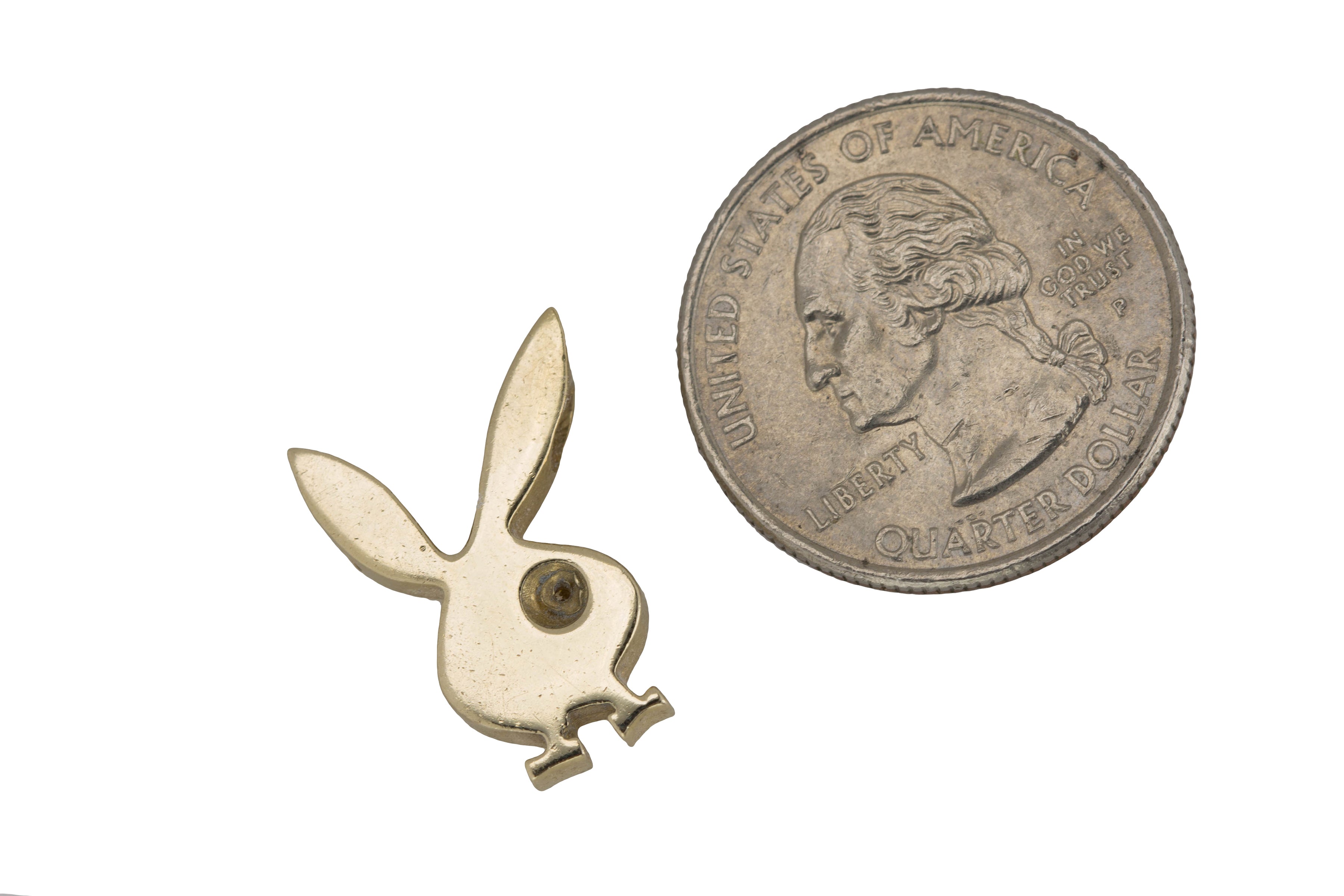 Diamond District Dropout - Vintage 14k gold playboy bunny beads up