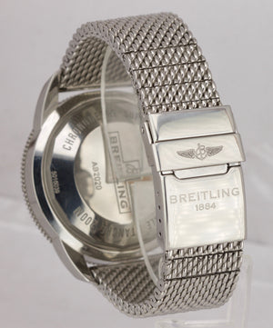 Breitling Superocean Heritage II 46 Black Stainless Mesh AB202012 46mm Watch