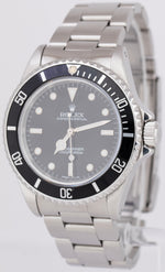 Rolex Submariner No-Date Stainless Steel Black 40mm Automatic Oyster Watch 14060