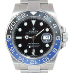 2017 PAPERS UNPOLISHED Rolex GMT Master Blue 116710 BLNR Ceramic Batman Watch
