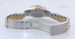 Blue Rolex DateJust 16013 two tone Yellow Gold Steel Fluted Jubilee Watch Box