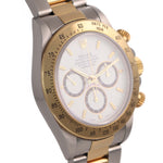 Papers Rolex Daytona Inverted 6 16523 Zenith White Dial 18k Gold Watch Box