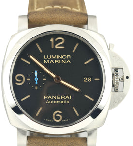 Panerai Luminor Marina PAM01351 PAM 1351 Auto Brown Titanium 44mm Date Watch