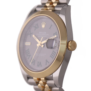 MINT PAPERS 2019 Rolex DateJust 41 Slate Wimbledon 126303 41mm Jubilee Watch