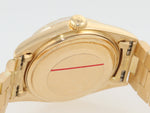 Rolex Day-Date President 36mm 1807 Champagne 18K Yellow Gold Bark Watch 18038