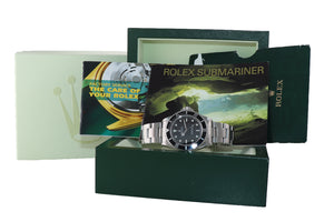 Copy of 2002 Rolex Submariner No-Date 14060m Steel Black Dial Dive 40mm Watch Box