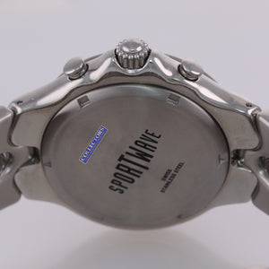 Ebel Sportwave Quartz Date Chronograph 9251642 Stainless Steel 40mm Watch