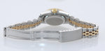 PAPERS Ladies Rolex 67193 Two Tone 18k Gold 26mm Champagne Diamond Watch Box