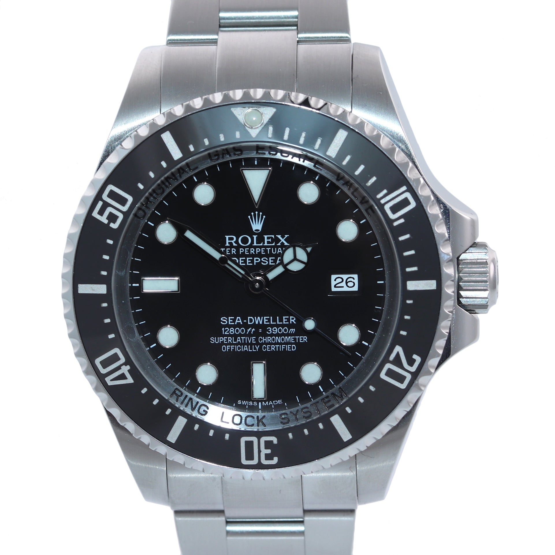 2016-2017 Rolex Sea-Dweller Deepsea 116660 Stainless Steel 44mm Black Watch Box