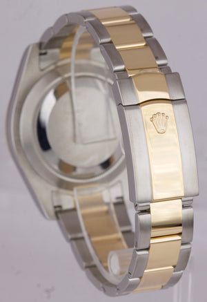 MINT Rolex Datejust II 2 Diamond Champagne 18K Two-Tone Gold 41mm Watch 116333