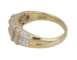 Women's Vintage Estate 14K Yellow Gold 0.72ctw Baguette & Round Cut Diamond Ring