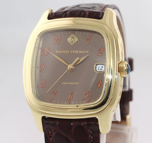 David Yurman Thoroughbred 18k Yellow Gold Automatic Date 36mm Watch T301-L88