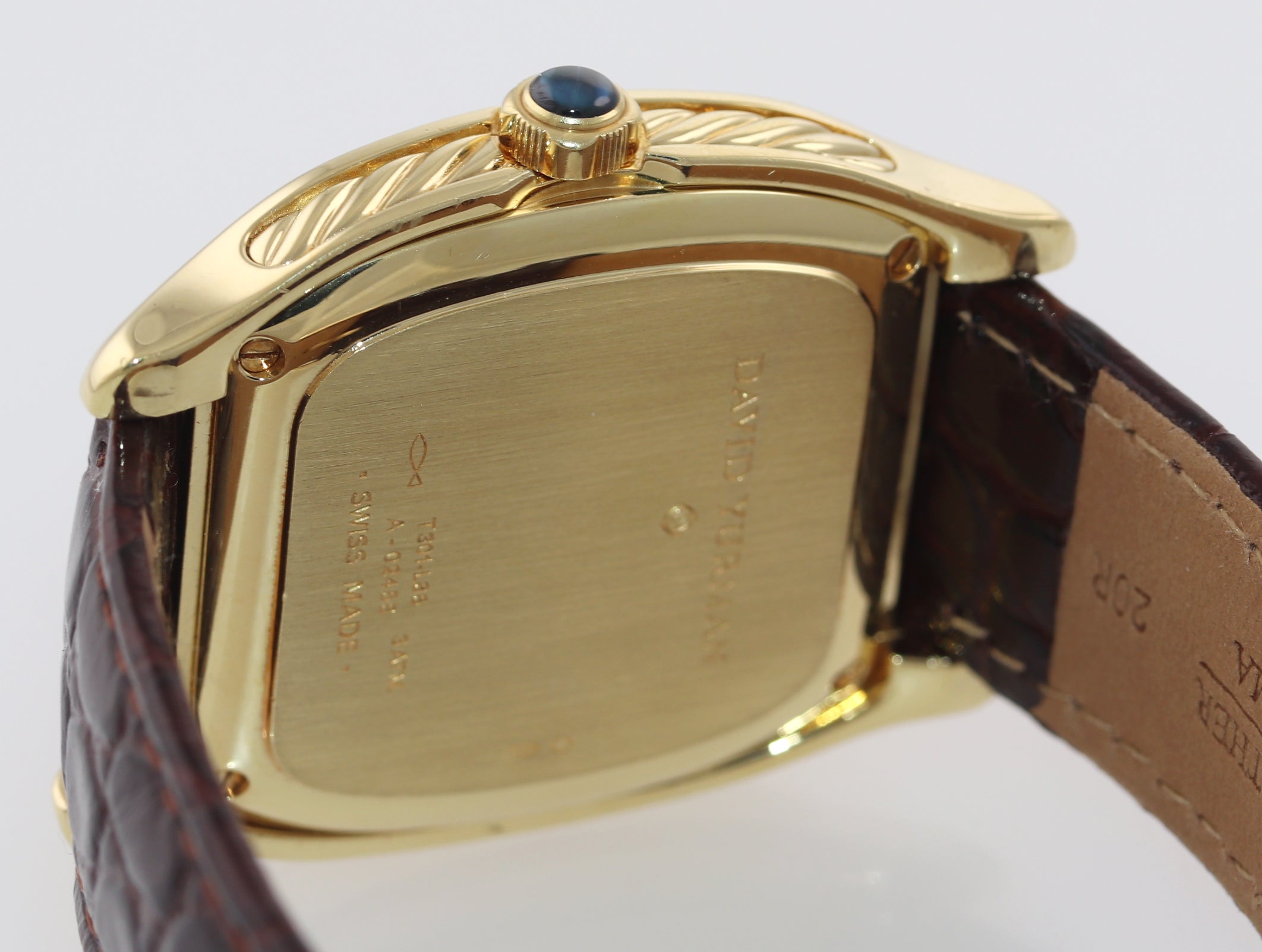 David Yurman Thoroughbred 18k Yellow Gold Automatic Date 36mm Watch T301-L88