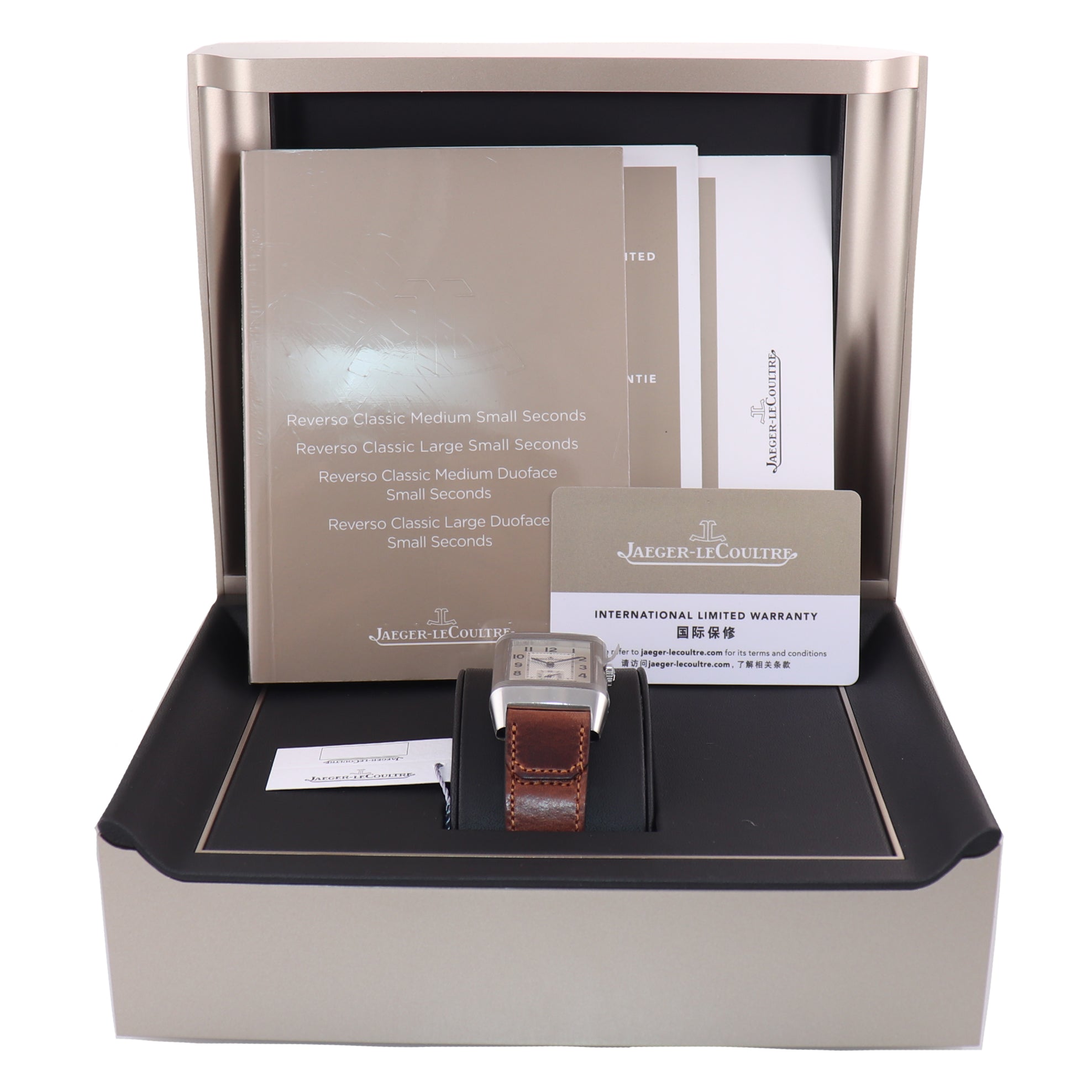 2020 NEW Jaeger LeCoultre JLC Reverso Classic Large Duoface Q3848422 Steel Watch