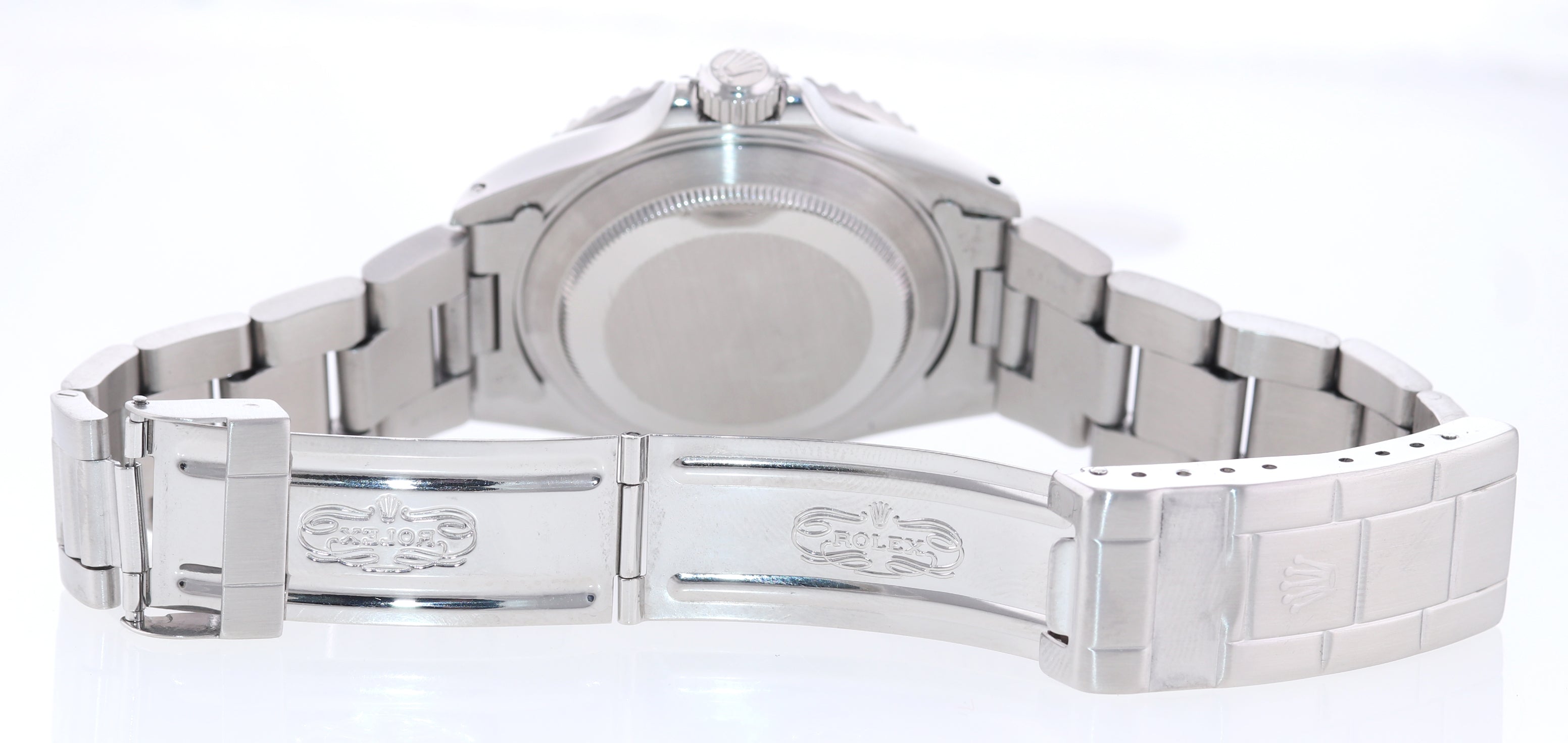 PAPERS Rolex 16610 Rolex Black Submariner Steel 40mm Oyster Watch Box